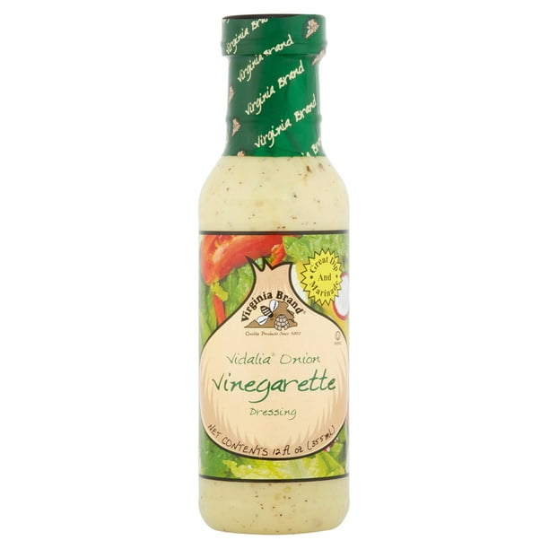 (3 Pack) Virginia Brand Vidalia Onion Vinegarette Dressing, 12 Fl Oz