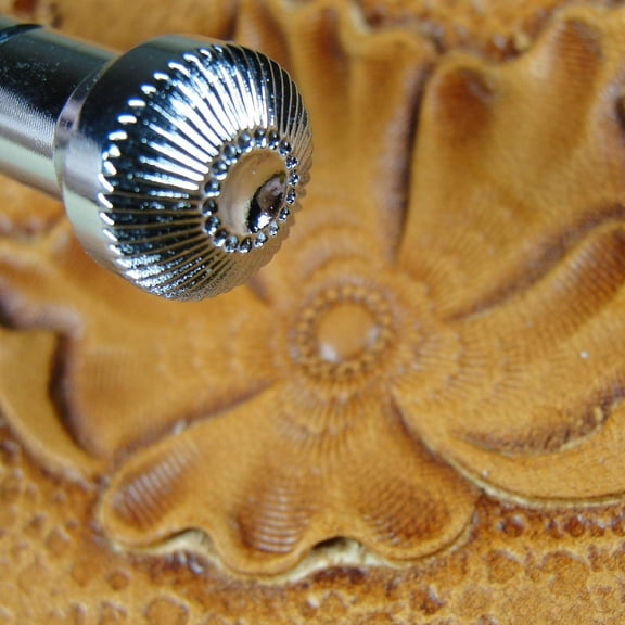18-Seed Flower Center Leather Stamp, J504, Stamping Tool