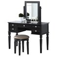 thumbnail image 1 of Bobkona Table Basse avec Tabouret, Galaxy Black, 1 of 3