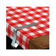 thumbnail image 2 of 6 Pc Stainless Steel Tablecloth Clamps Cover Clip Holder Table Cloth Picnic New, 2 of 5