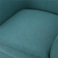 thumbnail image 5 of Noble House Preston Dark Teal Fabric Club Chair, 5 of 17