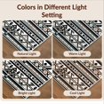 thumbnail image 7 of Design&I 8'x10' Ultra Soft Area Rug, Farmhouse Boho Zigzag Striped Symmetrical Mirrored Entryway Bathroom None Fluffy Washable Non Shedding for Bedroom Living Room Under Sectional, 7 of 7