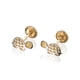 thumbnail image 1 of Aretes de oro 14K GIALLO broquel Tortugas oro blanco y amarillo, 1 of 4