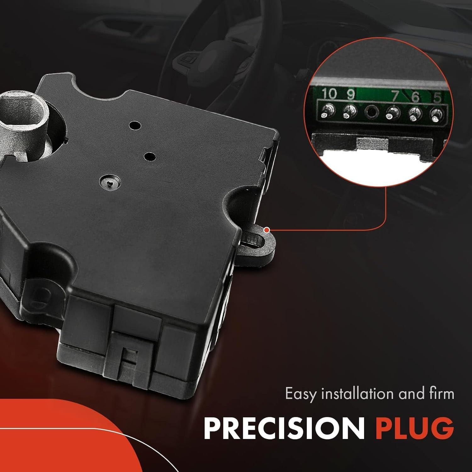 YHTAUTO HVAC Blend Door Actuator - Fits Cadillac Eldorado/DeVille/Seville 1996-2002, Replaces #16180230