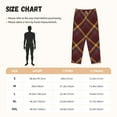 thumbnail image 4 of Lsque Buffalo Check Plaid Print Women's Pajama Pants, Lounge Pant - Comfortable Home Wear,Elastic Waistband, Stylish Design-Large, 4 of 9
