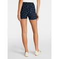 thumbnail image 3 of No Boundaries Faux Sueded Jersey Shorty Shorts, 3'' Inseam, Women's XXS-XXL, 3 of 5