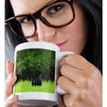 thumbnail image 2 of 3drose, Washington, Quinault River. Adult Black Bear Feeds on Spring Grass., 11oz Mug, 2 of 6