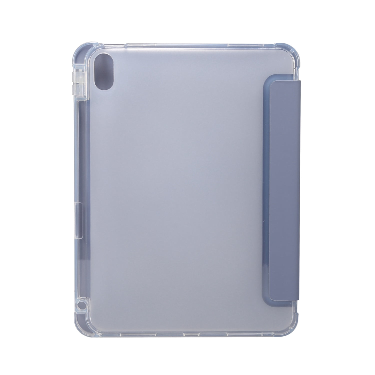 SaniMore for iPad 10th Generation 10.9" 2022 Case, Auto Sleep/Wake, Flexible TPU Case with Tri-Fold Kickstand & Pencil Holder Shockproof Protective Case for Women Men, Purple
