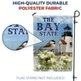 thumbnail image 4 of America Forever Massachusetts State Garden Flag- 12.5 x 18 inches- Massachusetts Black-Capped Chickadee USA Regional Yard Outdoor Decorative Double Sided Flag, 4 of 5