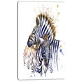 thumbnail image 2 of Zebra Watercolor Rightwards - Animal Canvas Wall Art, 2 of 3