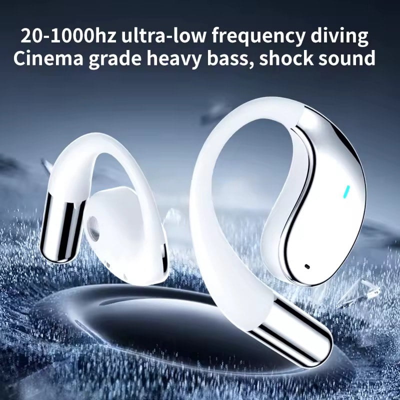 Wireless Earbuds with LED Charging Case, Bluetooth 5.0, Touch Control, Black and Silver (Black,White, Khaki)