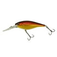 thumbnail image 2 of (1 pack) Flicker Shad Hard Bait 2 3/4" Length, 11'13' Swimming Depth, 2 Hooks, Black Gold Sunset, Per 1 1202237, 2 of 3