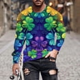 thumbnail image 1 of Amzcrzy Sudadera Para Hombre, Moda Para Hombre, Estampado, Cuello Redondo, Camiseta Casual, Manga Larga, Camiseta Multicolor, S, 1 of 5