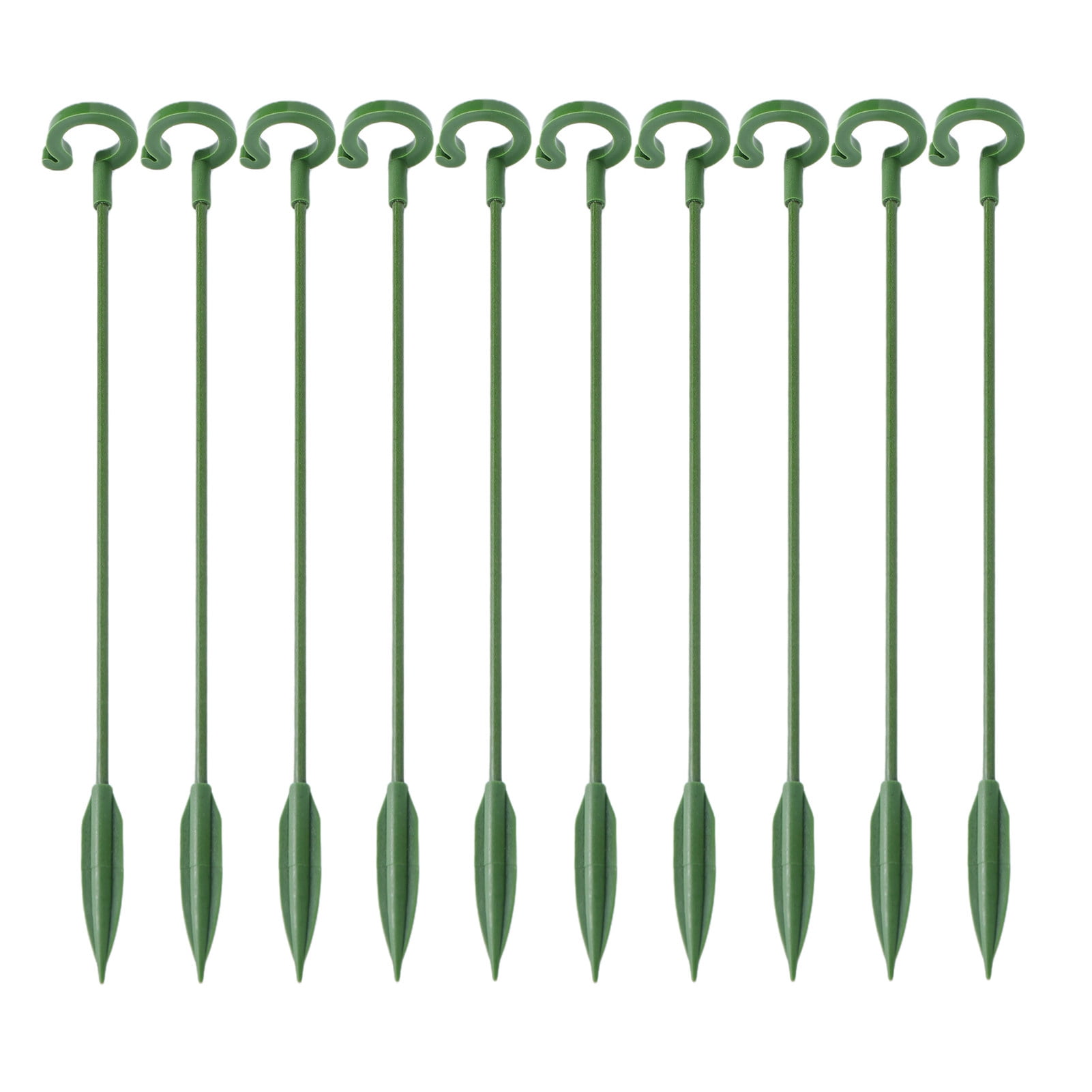 LCXmlly Support De Plante 10 Pcs Piquets De Support De Plante Avec Clips Amaryllis Support De Cage De Plante Piquet De Support De Fleur à Tige Unique Pour Tomate Orchidée