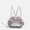 Silver, variant on Kawaii Ita Bag Backpack Crossbody Bag Cat Shoulder Bags Multi-Purpose Pin Display with Insert