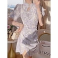 thumbnail image 2 of Pintura al óleo, mejora del estilo palaciego, vestido de verano de mujer qipao adecuado para fiestas de baile., 2 of 5