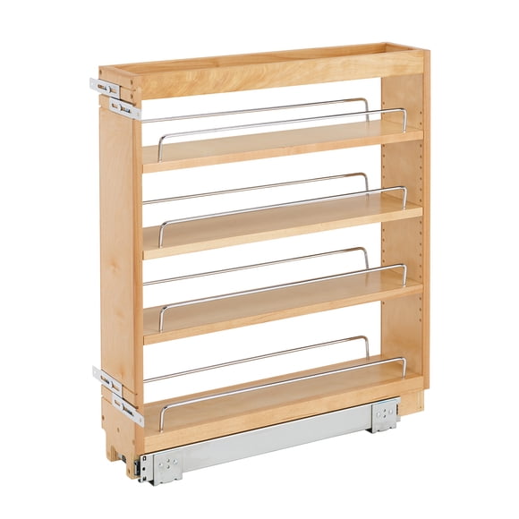 Rev-A-Shelf 448-BC-5C 5 Inch Pull-Out Kitchen Cabinet Organizer Spice Rack