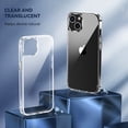 thumbnail image 6 of Nalacover for iPhone 13 6.1 inch Ultra Slim Case,Luxury Crystal Clear Glossy Hard PC + TPU Silicone Bumper Shockproof Anti-Yellowing Camera Lens Protector Drop Protection Cover.Clear, 6 of 11