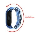 thumbnail image 4 of Reemplazo La Pulsera Muñeca Elástica Trenzada Banda Nylon Ajustable Cómodo Con Hebilla para Mi 5/6 / 7 Strep Women Hombres, 4 of 7