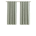 thumbnail image 7 of Ecologee Safari 100% Blackout Rod Pocket Back Tab Single Indoor Curtain Panel, Sage, 40" W x 63" L, 7 of 7