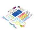 thumbnail image 4 of Crochet Hook Set, 16 Sizes 16Pcs Hooks Strong Durable Knitting Supplies  For Knitting, 4 of 8