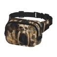thumbnail image 2 of Kdxio Ancient Skull Cave Landscape Crossbody Double Layer Waist Bag Belt Bag for Unisex Fanny Pack Fashion Waist Packs for Hiking Running Shopping Traveling, 2 of 9