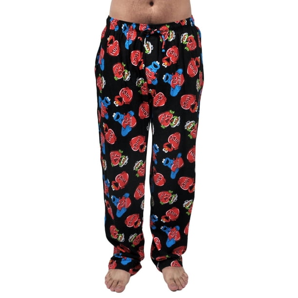 Sesame Street - Sesame Street Men's Pajama Pants - Elmo Cookie Monster ...