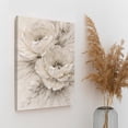 thumbnail image 6 of White Flower Texture Canvas Wall Art – Abstract Floral Canvas Painting, Printed White Flower Artwork, Black and White Modern Floral Wall Decor, 6 of 7