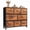 Rust, variant on edx 8 Drawers Fabric Dresser, Chest of Drawers with Sturdy Steel Frame, Storage Organizer Cabinet for Bedroom, Living Room, Hallway, Black