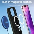 thumbnail image 7 of ELEHOLD Case for iPhone 14 Pro Max, Shockproof Ultra-Slim Soft Silicone Case, Compatible with MagSafe accessories,Black, 7 of 7