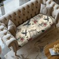 thumbnail image 2 of Renewold Skull Crow Bat Rose Stretch Couch Seat Cushion Cover Separate Sofa Seat Cushion Cover Flexibility Sofa Seat Cover Washable Stay in Place for Halloween Home Decor, L, 2 of 5
