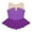 Purple, variant on YiZYiF Kids Girls Mesh Splice Skating Dress Sleeveless Gymnastics Leotard