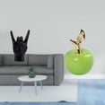 thumbnail image 2 of Escultura creativa de fruta con gesto de mano, adorno de cerámica para , para apartamento, dormitorio, restaurante, cafetería, sala de estudio, de, 2 of 8