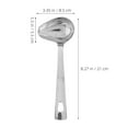 thumbnail image 2 of WHAMVOX Saucier Spoon Sauce Spoon Rust-resistant Spoon 21.00X8.50X5.50CM, 2 of 8