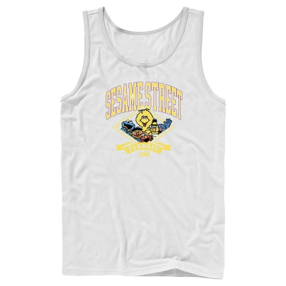 Men's Sesame Street Classic 1969 Varsity  Tank Top