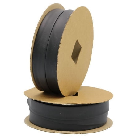 BuyHeatShrink 2 Neoprene Heat Shrink Tubing (50 feet/spool) - Black