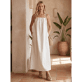 thumbnail image 2 of Vestido Largo Mujer Tirantes Ajustables | Corte Amplio Fluido Tipo Maxi, 2 of 5