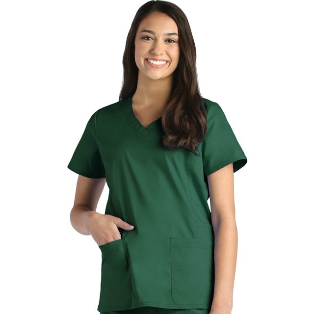 Blossom by Maevn Haut de Blouse Médicale Col en V pour Femmes