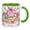 Green, variant on Agiufgs Teacher Gift Mug 11 Oz, with Apple and Books Design, for Teacher Appreciation or Retirement Setup and Daily Use, Pink