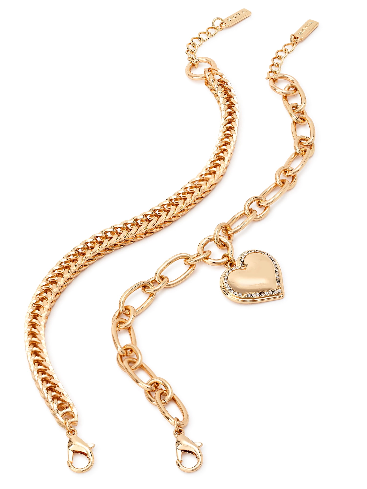Sofia Vergara Women’s Heart Bracelet Duo, 2-Piece Set