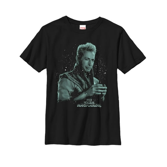Boy's Marvel Thor: Ragnarok Grandmaster Star  Graphic Tee Black X Large