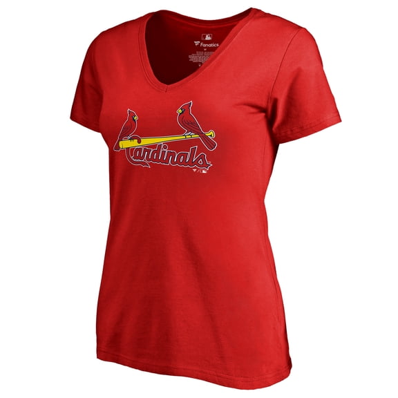 Women's Red St. Louis Cardinals Team Wordmark T-Shirt