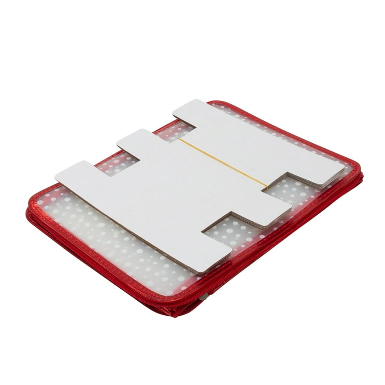 Simplify 19.5-in x 14.75-in 60-Compartment Red Cardboard