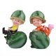 thumbnail image 3 of 2x Pie Colgante Muñeca Figurita Escultura Resina Estatua Niñera Gabinete Colgante Escritorio Pareja Estante Decorativo para Decoraciones de Mesa Super Muñeca de sandía Macarena Figura de pie colgante, 3 of 8