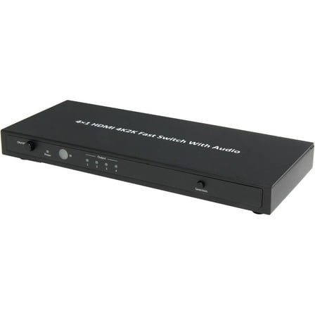 BYTECC HMSW401CK 4K2K Fast Switch with Audio Support 3D