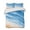 Blue, variant on Quilts Full Size Bedding Set, Blue Beach Coastal Lightweight Quilted Comforter, Summer Nautical Seaside Ocean Ombre Soft Reversible Bedspread Coverlet with Pillow Covers for All Season, 78" x 90"