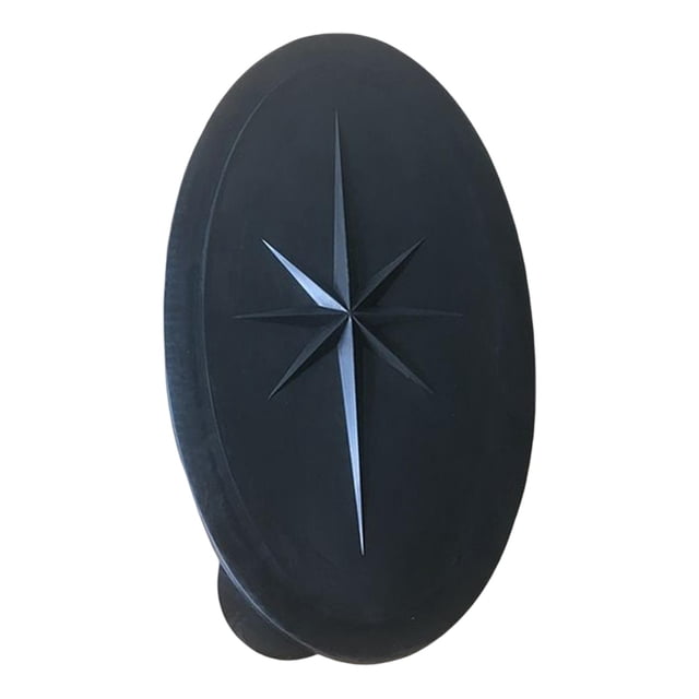 escotilla ovalada, de cubierta de plástico impermeable, escotilla, apto para barco, canoa, yate, deporte acuático , negro Macarena Cubierta de escotilla de kayak