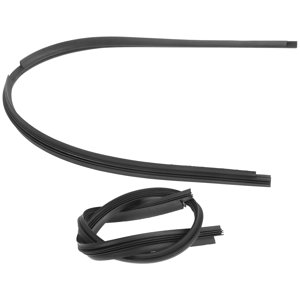 OULII 2Set Pare-brise Wiper Insert en plastique noir pour les propriétaires de voitures de rechange