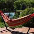 thumbnail image 6 of Sunnydaze 2-Person Cotton Brazilian Hammock, 450 lb Capacity - Sunset, 6 of 7
