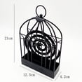 thumbnail image 1 of Creative Metal Bird Cage Incense Holder: Fireproof Hanging Coil Rack for Home, 1 of 8